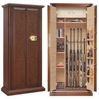 Оружейный сейф с отделкой натуральным деревом Armwood 757d32 EL Lux