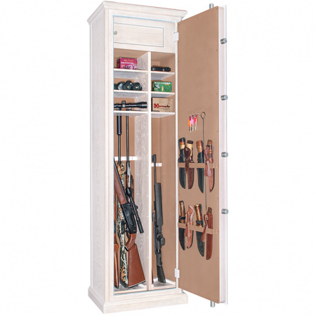 Cейф с отделкой натуральным деревом Armwood-44 EL NP Flock Plus
