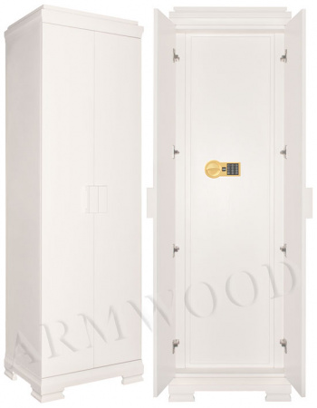Универсальный сейф с отделкой натуральным деревом Armwood 44 EL Mauer DS3 Flock Plus Colored
