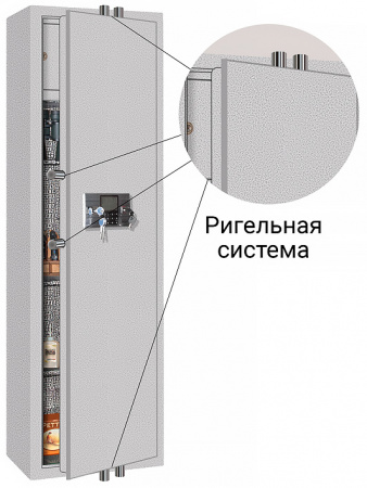 Элитный оружейный сейф с сигнализацией Ягуар 36 EL K LUX