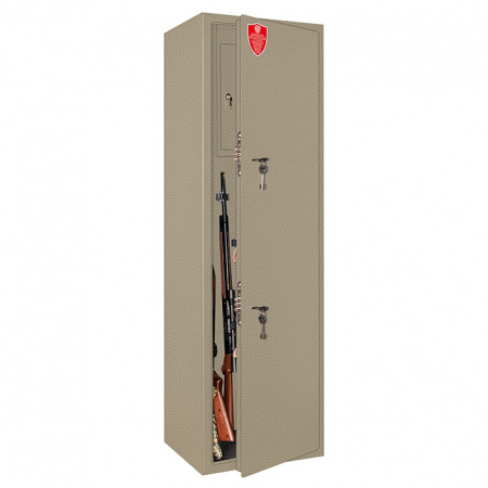 Сейф для хранения оружия GunSafe Леопард-69 Серый