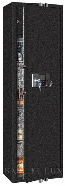 Элитный оружейный сейф с сигнализацией GunSafe БАРС EL K LUX