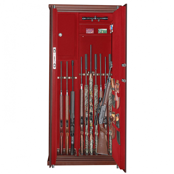 Оружейный сейф в дереве Armwood 969/12 NNP EL Flock