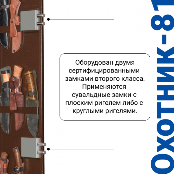 Сейф для оружия Охотник-81